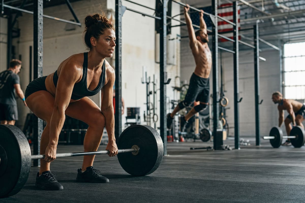 CrossFit-бокс — шаблон групповых и персональных тренировок в FitFlow
